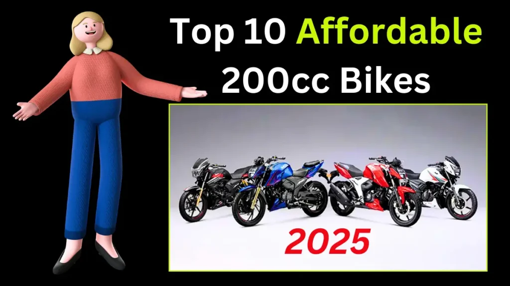 Top 10 Affordable 200cc Bikes in India in 2025