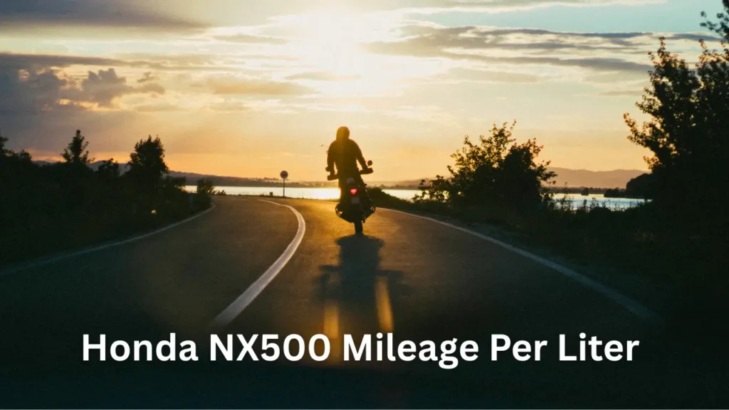 Honda NX500 mileage per liter