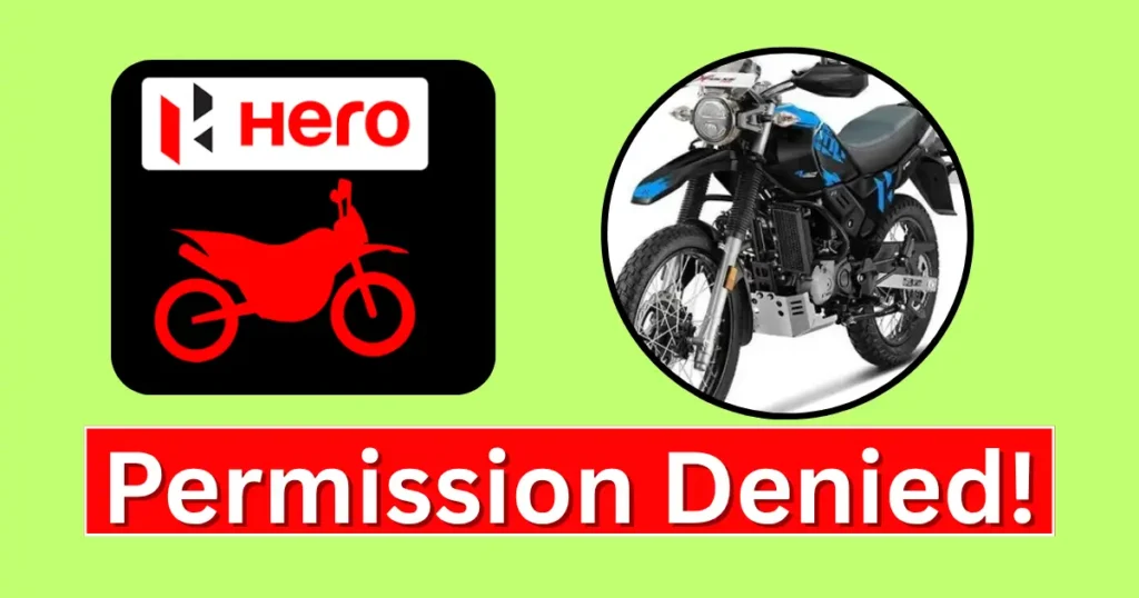 Hero Ride Guide Permission Problem