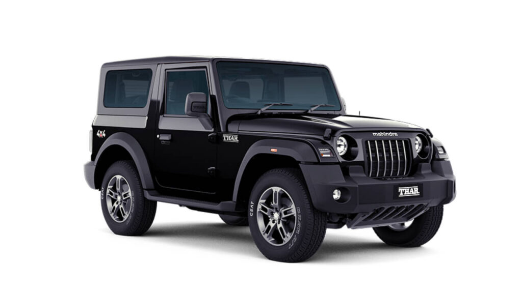 Mahindra Thar 4x4 Black color