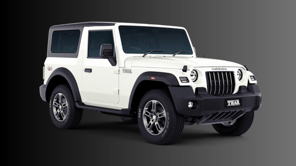 Mahindra Thar whiten color price
